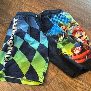 Mario Kart swim trunks